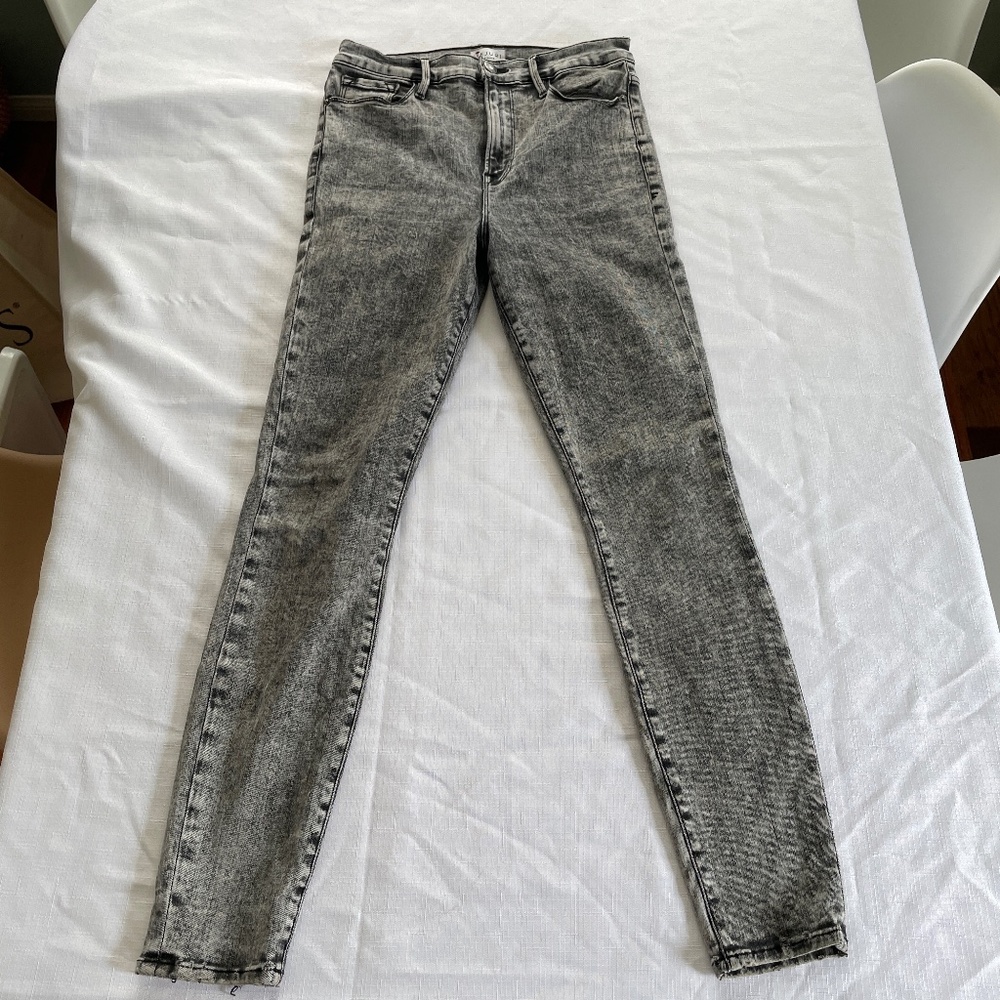 FRAME Mejuri Ali High Rise Skinny Venom Wash Size 29